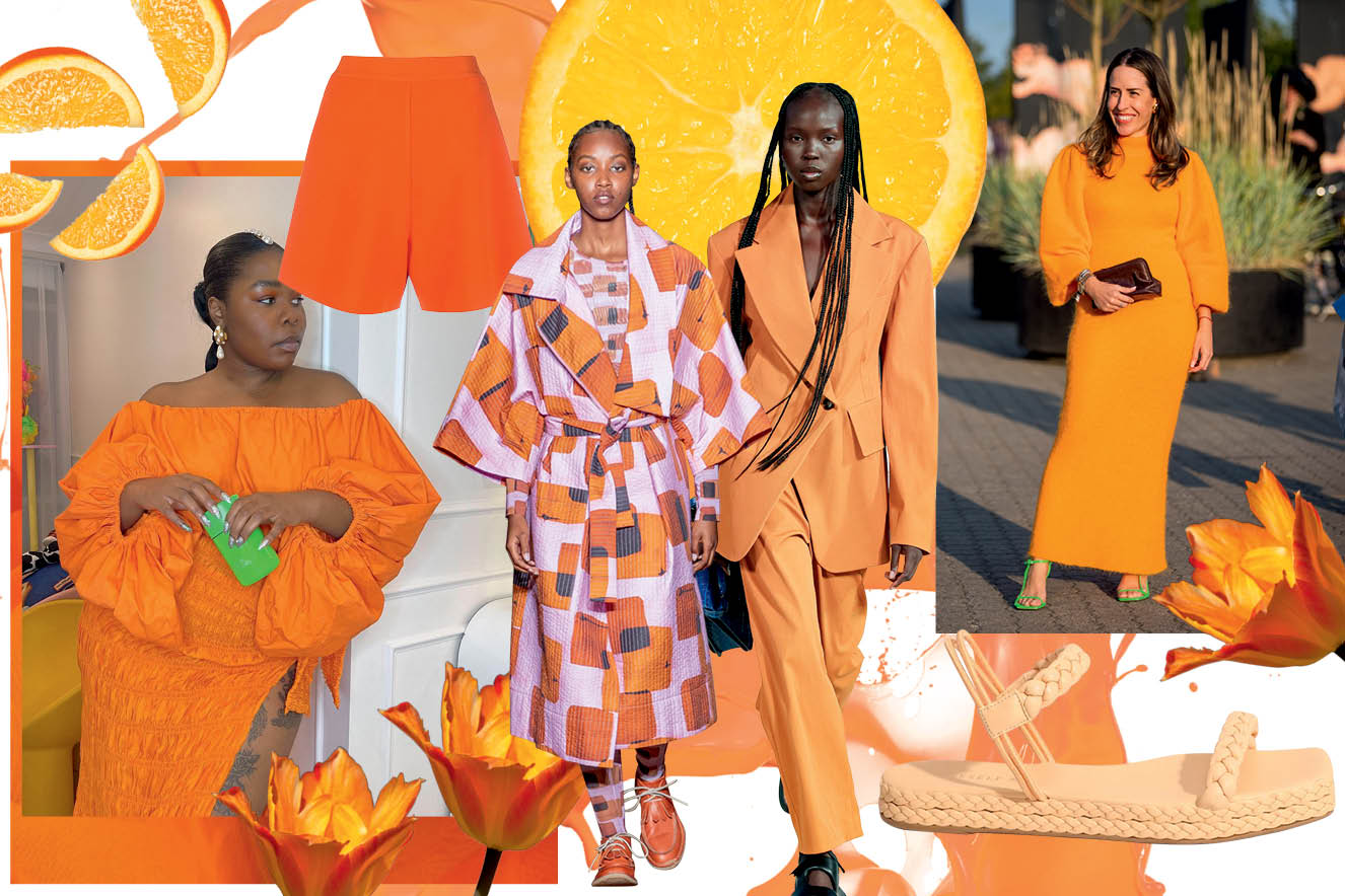 Tendência de moda: laranja é a cor do momento – e fica bem para todas |  CLAUDIA