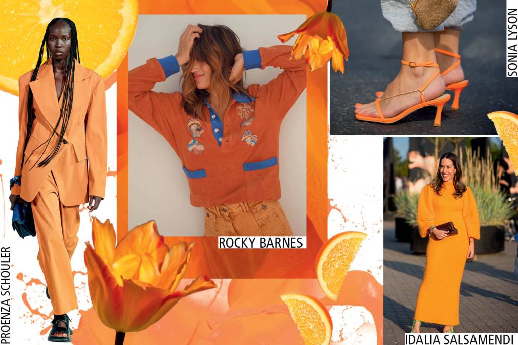 vitrine laranja4 mulheres com looks laranjas