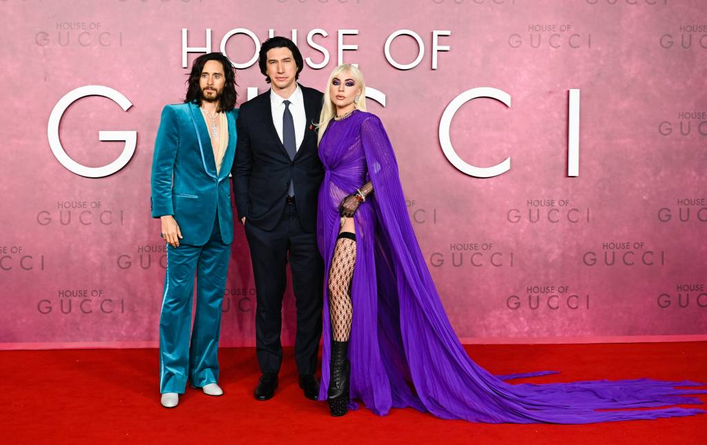 “House of Gucci” UK Premiere – Red Carpet Arrivals Lady Gaga, Adam Driver e Jared Leto
