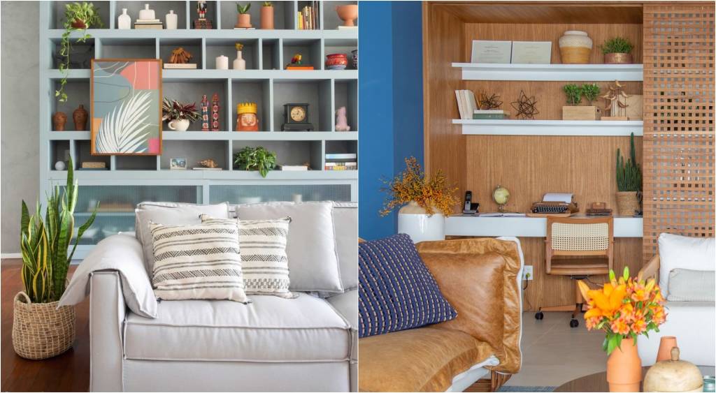 Estantes para a sala: 5 modelos para inspirar seu projeto