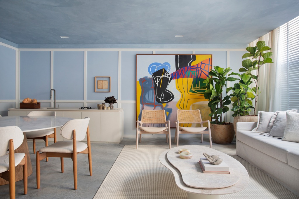 Estar Quies Coral – Dubeux Vasconcelos Arquitetura – CASACOR Pernambuco 2021. Tendências de cores na CASACOR