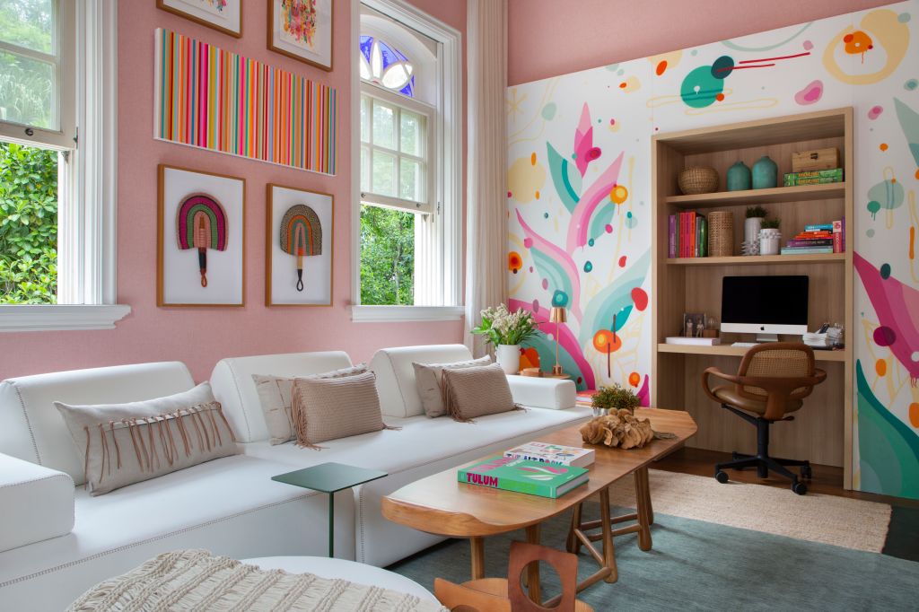 Sala Intima – Tatiana Lopes e Tatiana Pessoa Mendes CASACOR Rio de Janeiroeg Tendências de cores na CASACOR