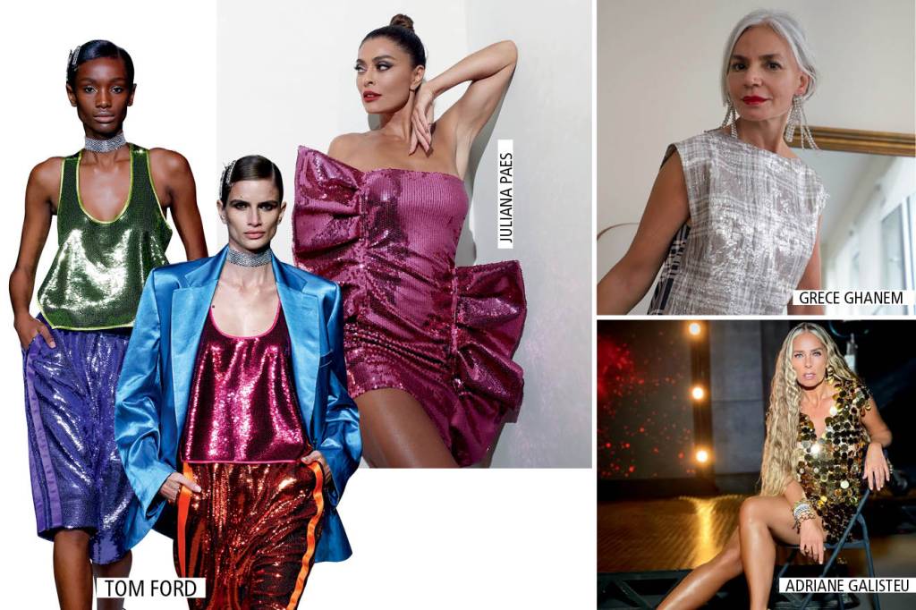 Branco, vermelho e muito brilho: looks para o Réveillon 2022!