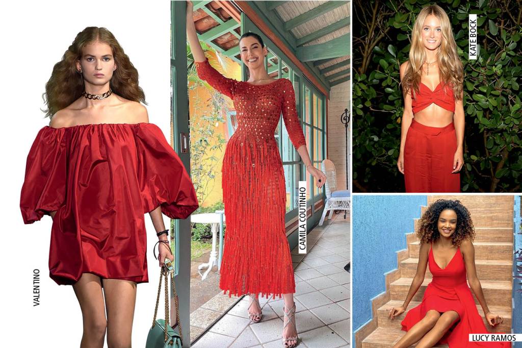 Branco, vermelho e muito brilho: looks para o Réveillon 2022!