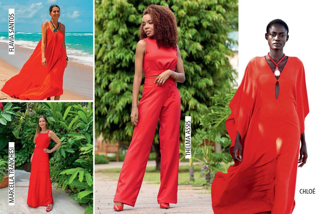 Branco, vermelho e muito brilho: looks para o Réveillon 2022!