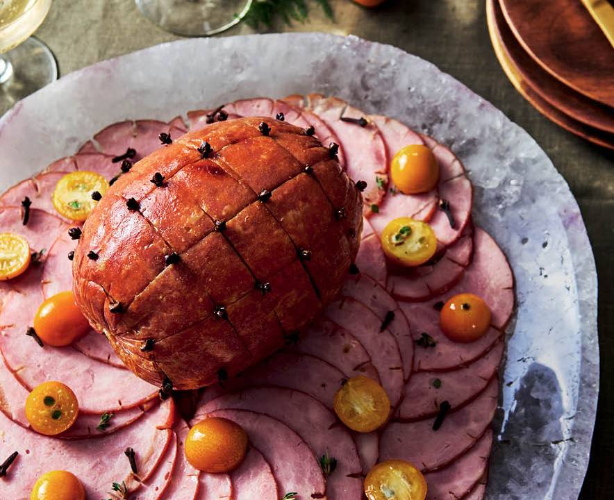 Tender com mel, laranja e especiarias