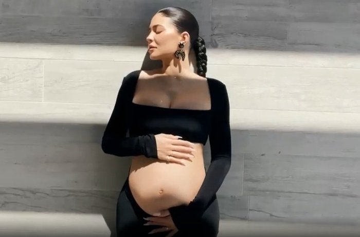 Kylie Jenner grávida do segundo filho.