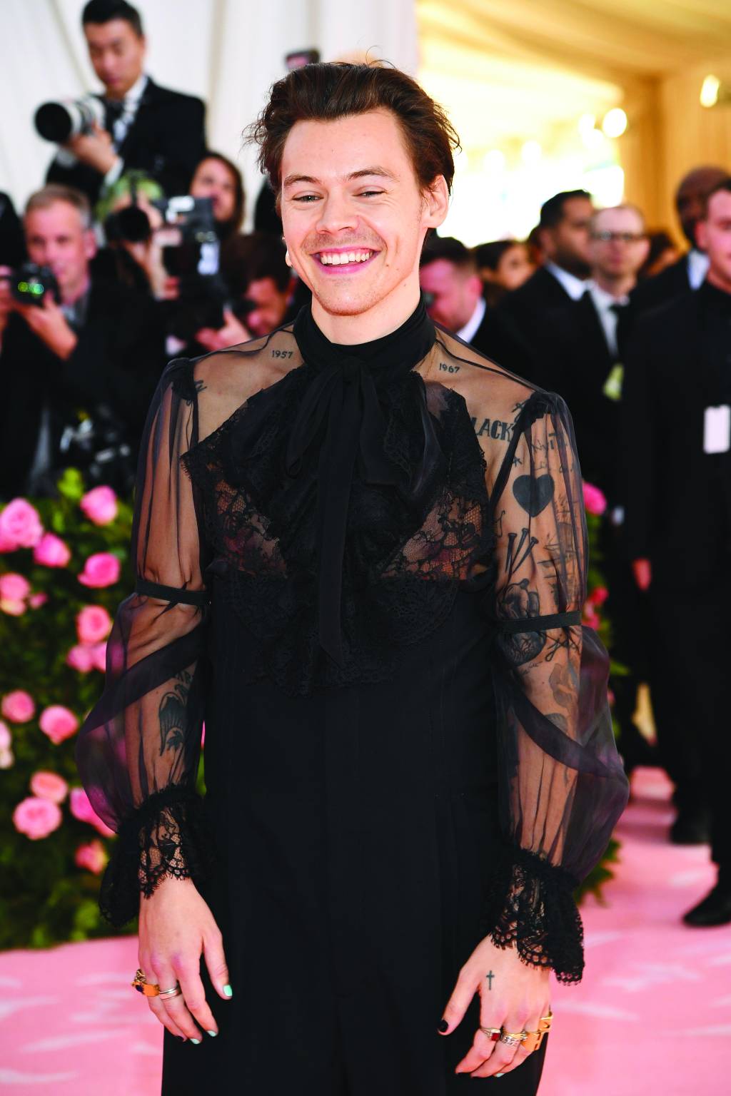 The 2019 Met Gala Celebrating Camp: Notes on Fashion – Arrivals Harry Styles