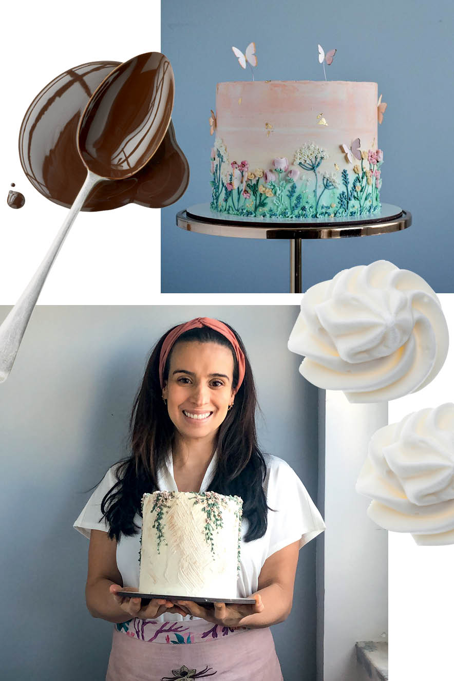 Ana Luisa Moreira, que divulga seus bolos no perfil @vanillacakes.pt: ela aprendeu confeitaria pela internet em três meses