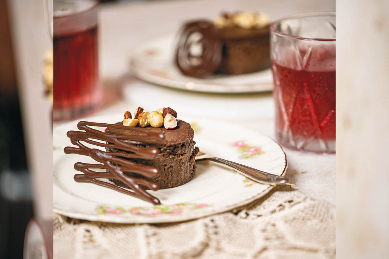 Torta de chocolate com avelã