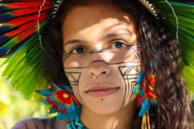 A ativista indígena Alice Pataxó.