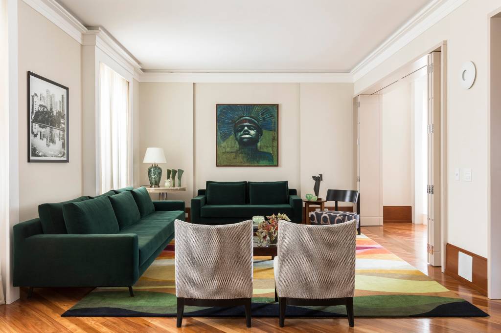 apartamento-tulio-xenofonte1 Apartamento com decoração inspirada na arte naif