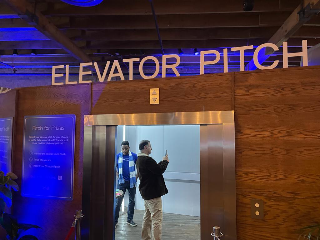 O inovador elevador pitch, do Espaço Dell.