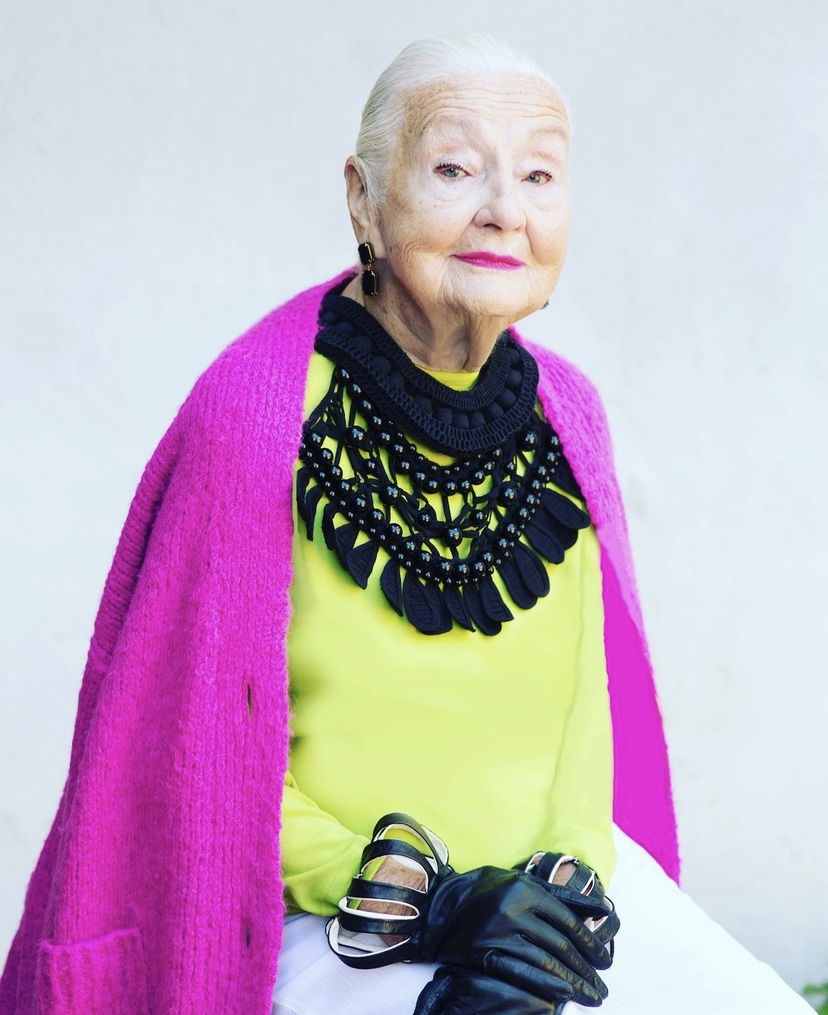 Uma avó “very chic”