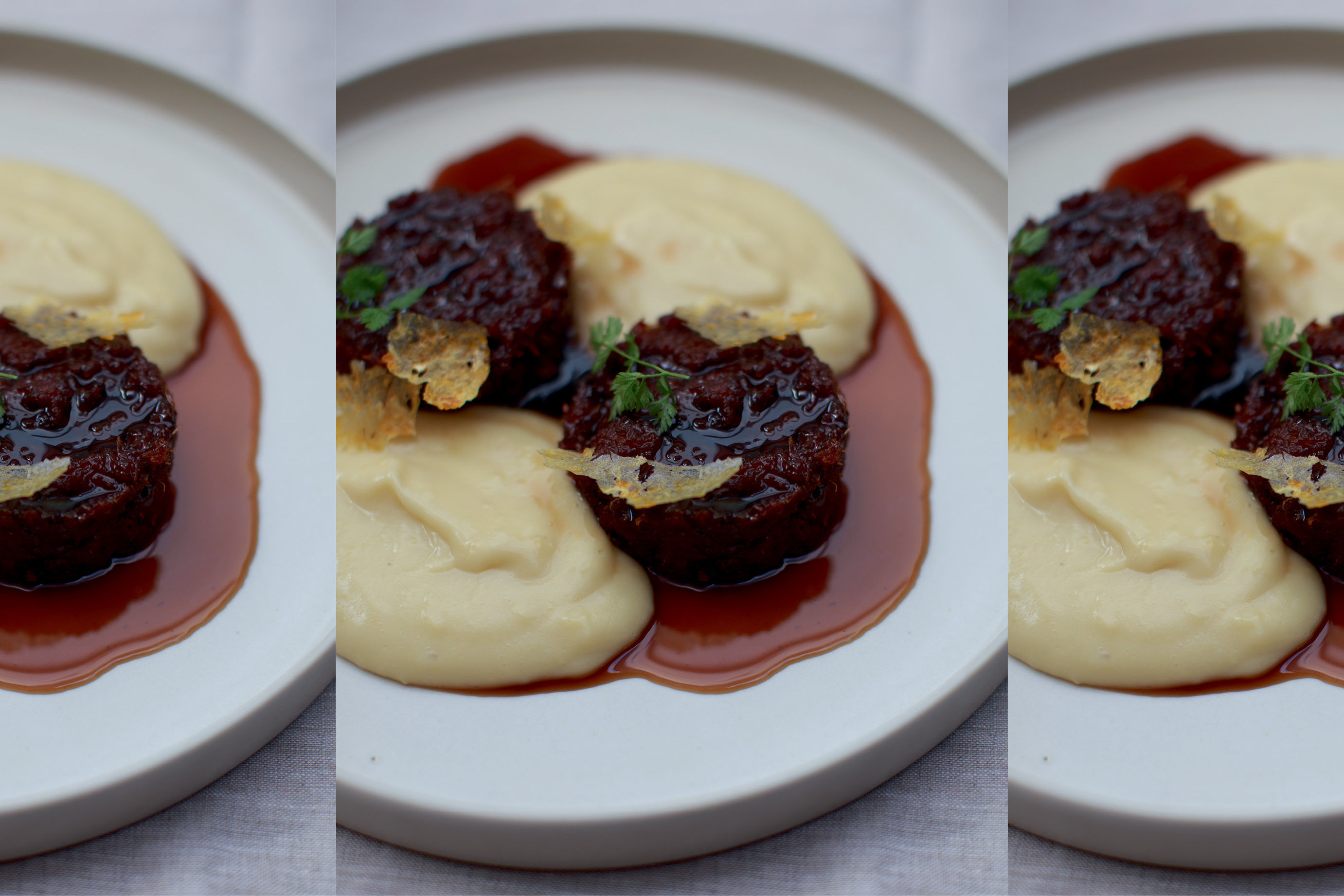 Receber Nelita - Cordeiro com alligot e demi-glace