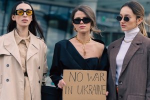 Protesto Ucrânia Semana de Moda