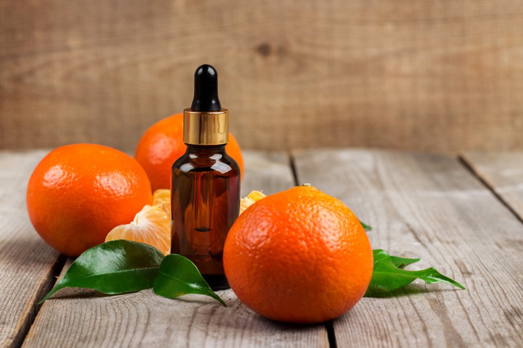 Óleo de mandarina aromaterapia