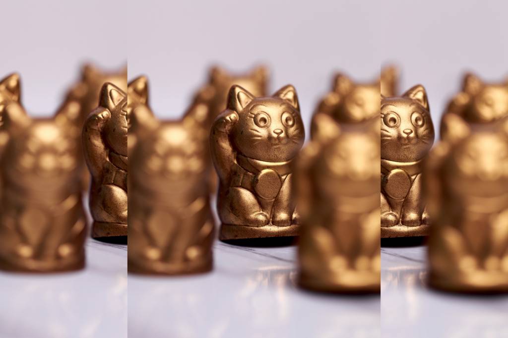 Receita de manekineko (gatinhos de chocolate)