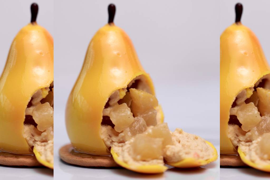 Receita de Nashi (doce em formato de pera)