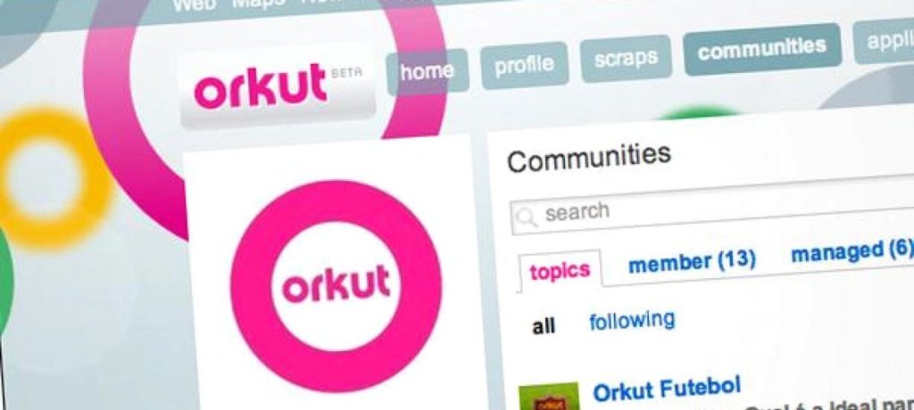 Captura de tela do Orkut.