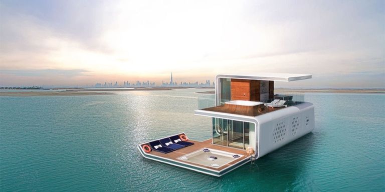 Na costa de Dubai, casas flutuantes oferecem quartos submersos | CLAUDIA