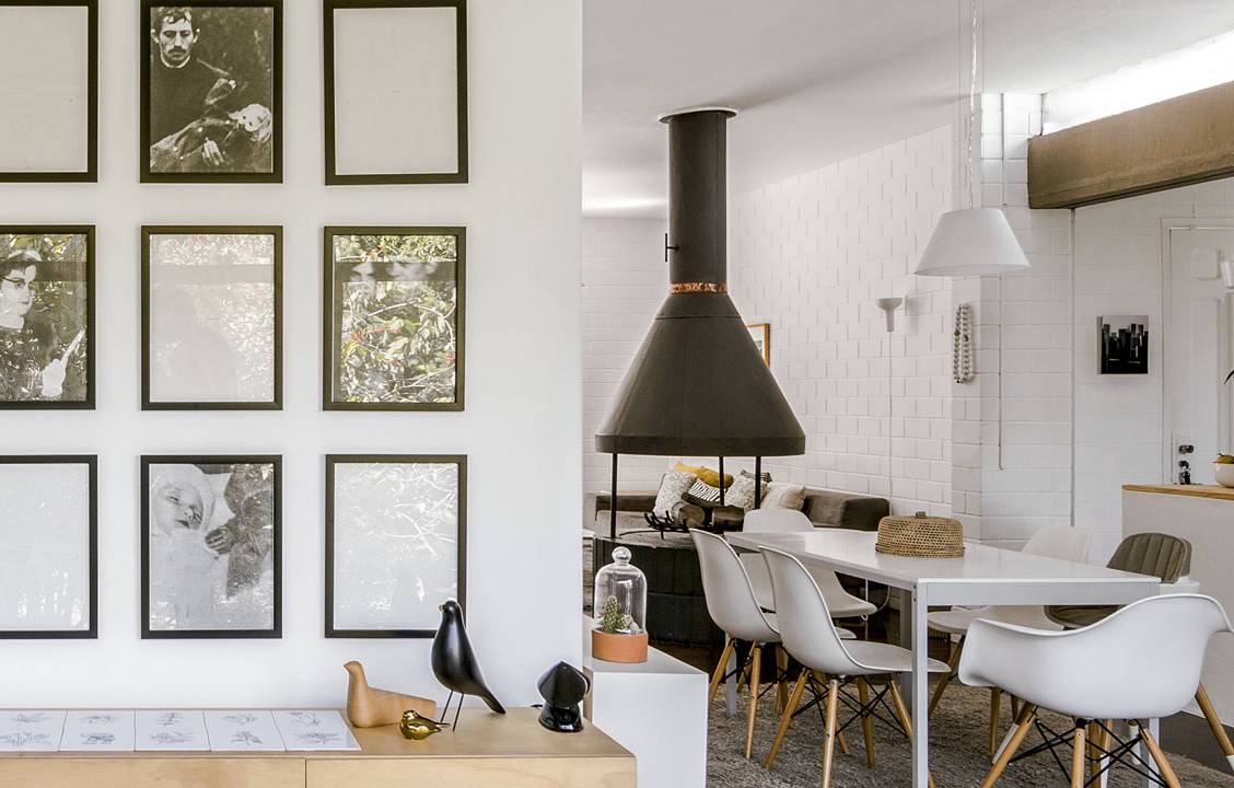 O espaço do arquiteto Greg Bousquet reflete o seu trabalho com formas limpas e muito verde