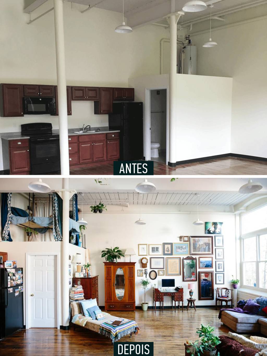 1-antes-depois-ape-com-decor-boho-e-cama-suspensa