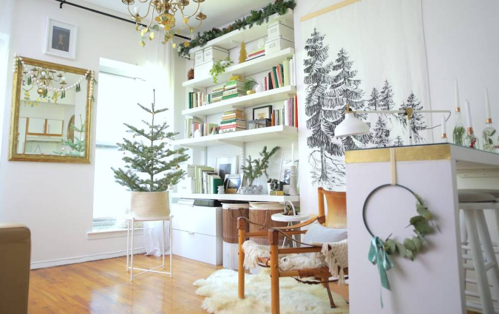 1-sala-decorada-para-o-natal-em-estilo-escandinavo