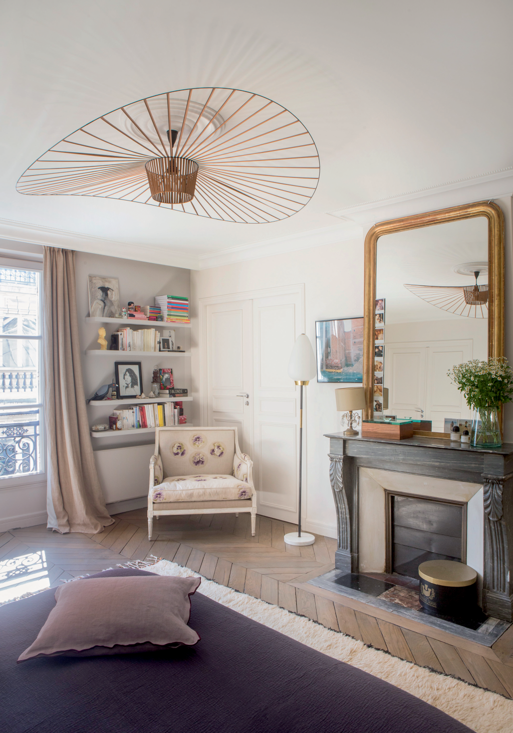 Apartamento parisiense eclético