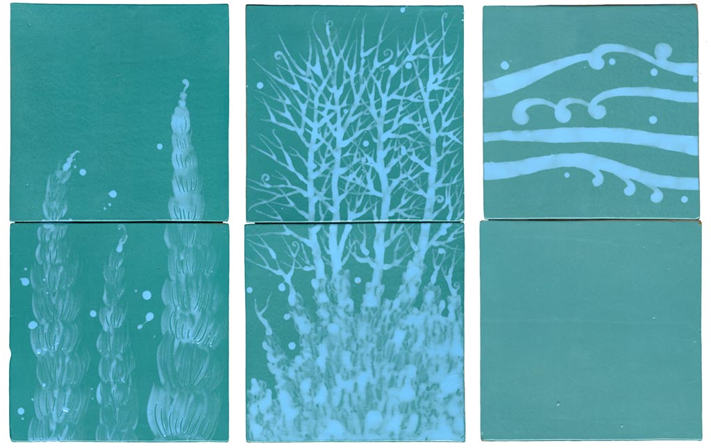 EMERY-&-CIE—Carreaux-FONDS-MARINS-20-x-20-hand-painted-motif-ONDES-4-1H-411-421–réduit
