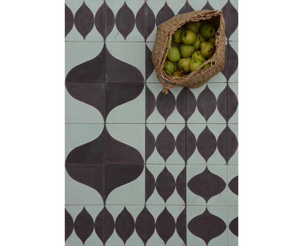 EMERY-&-CIE—Sol-ciments-20-x-20-motifs-N°167-168-170,-couleurs-23-45,-panier-pommes-poires