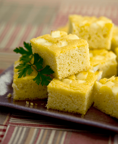 Bolo de milho salgado