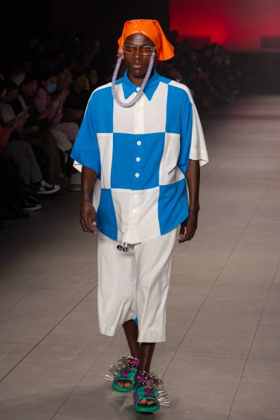 Desfile da coleção verão de Martins na SPFW 2022. Desfile da coleção verão de Martins na SPFW 2022.