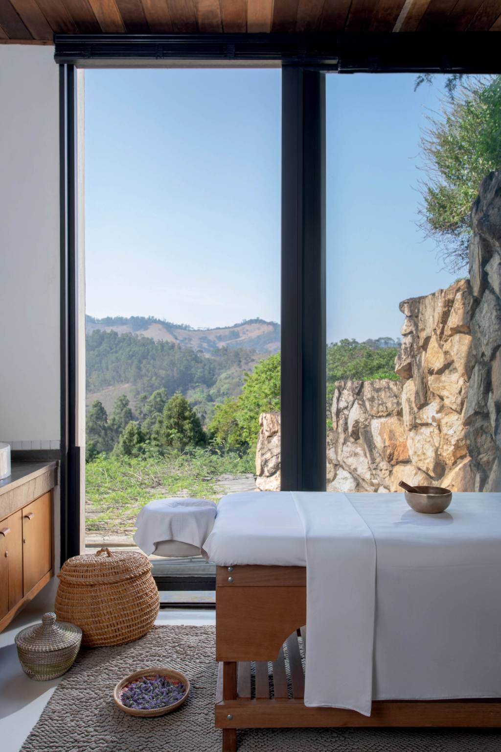 Spa do hotel Six Senses Botanique, na Serra da Mantiqueira Spa do hotel Six Senses Botanique, na Serra da Mantiqueira