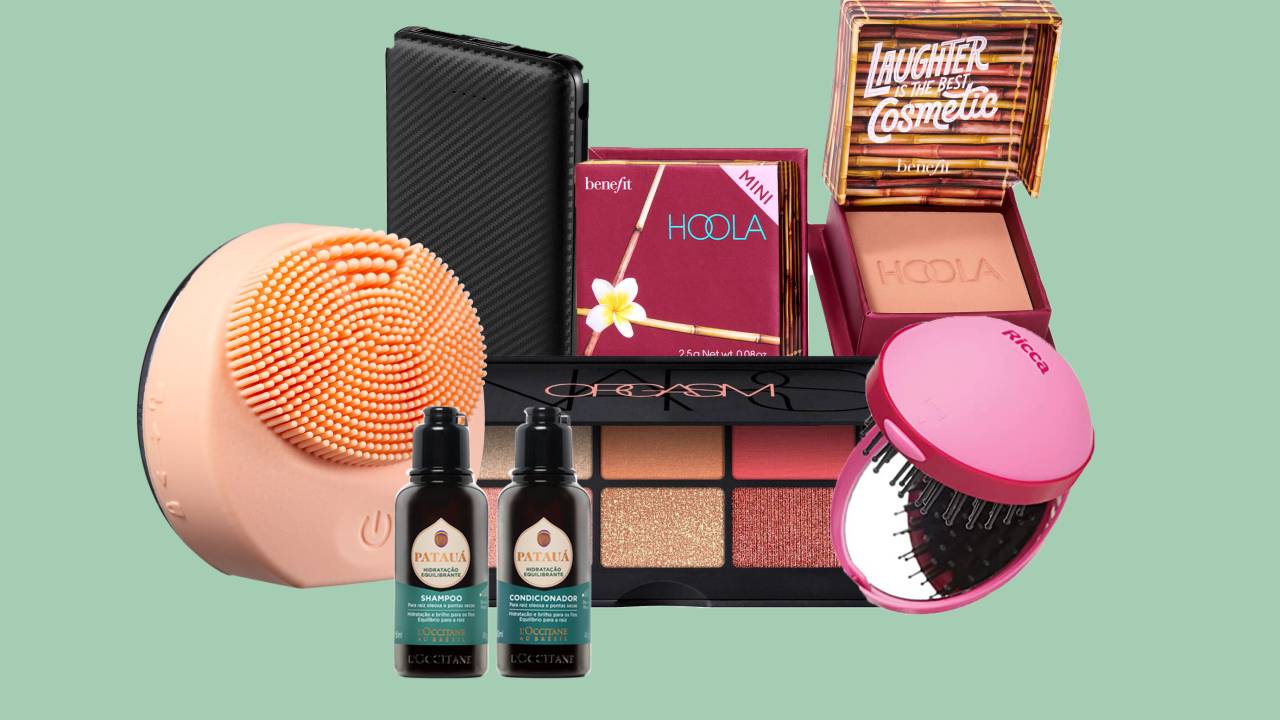 Vitrine produtos para levar na bolsa