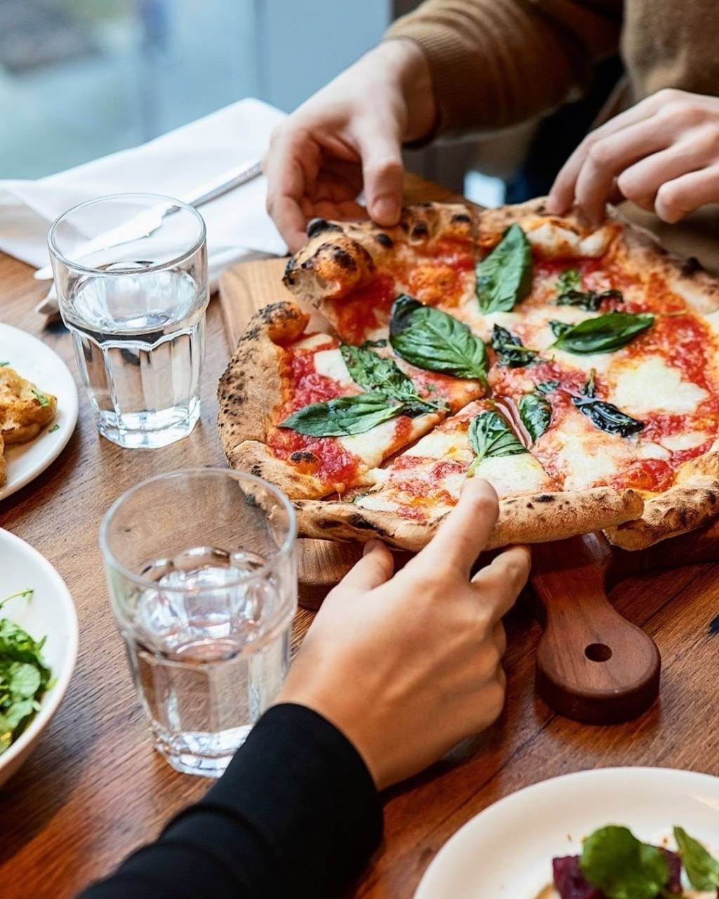 Pizza napolitana do Eataly Pizza napolitana do Eataly
