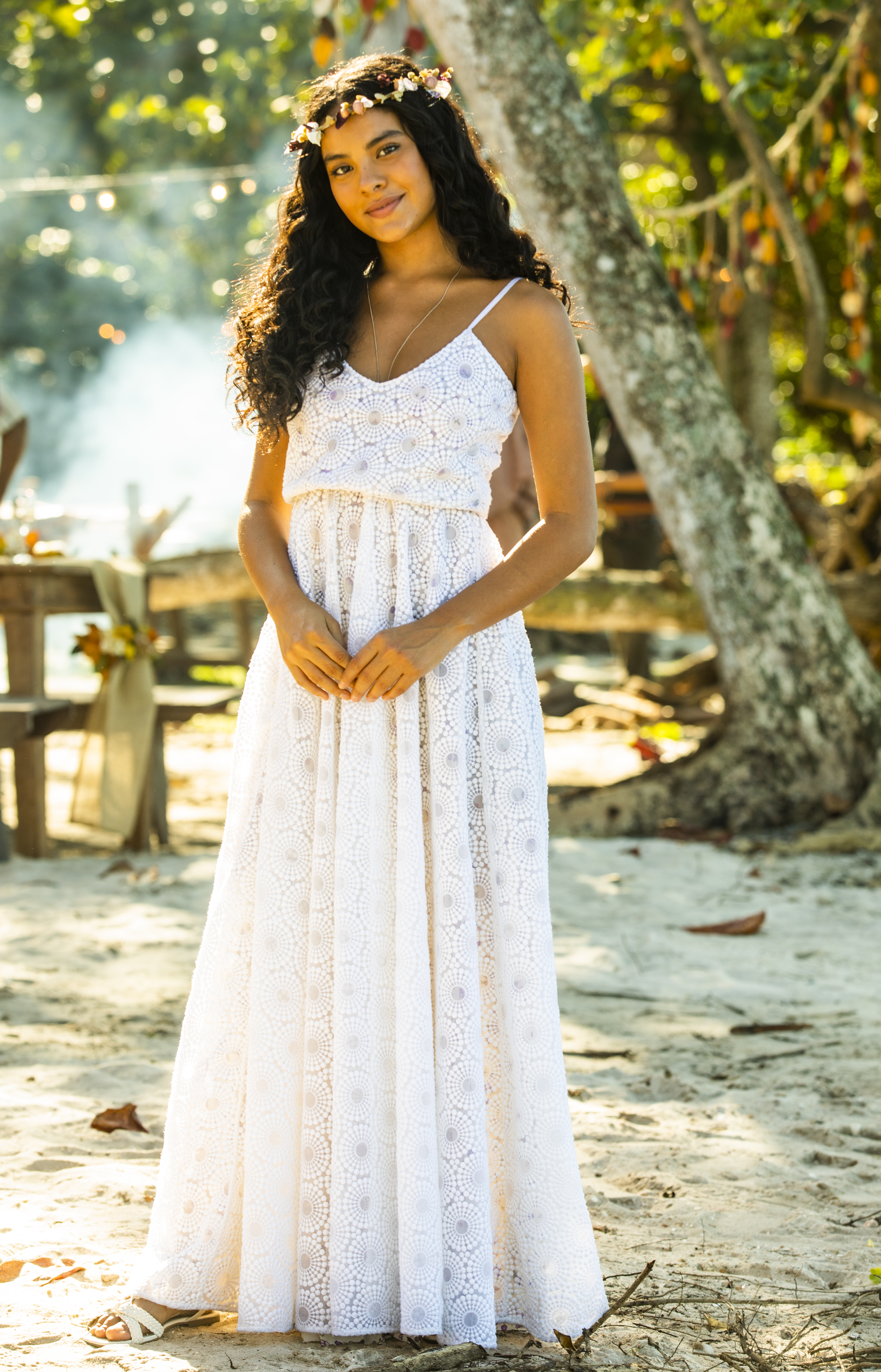 vestido de noiva muda - novela pantanal