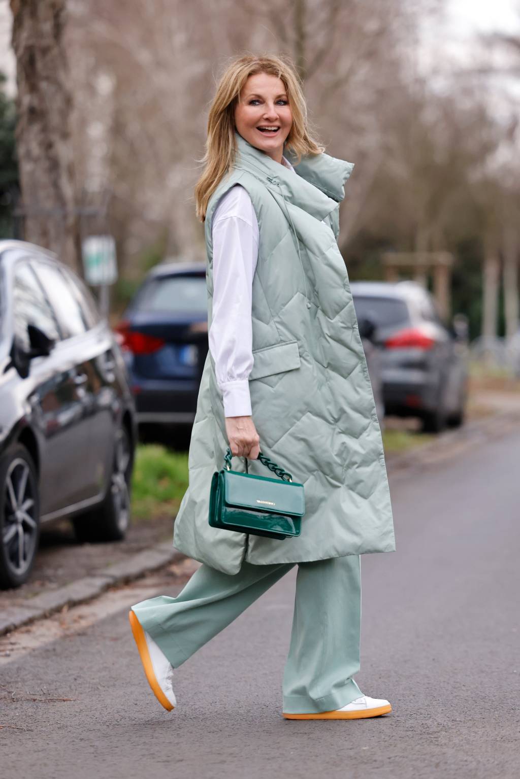 Frauke Ludowig Street Style Shoot In Cologne casacos de inverno - puffer jacket