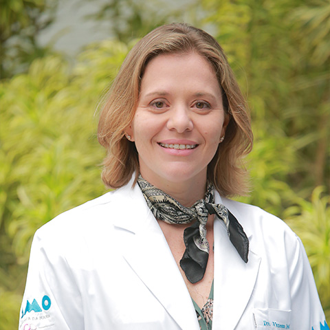 Vanessa Dybal, oncologista da clínica Assistência Multidisciplinar em Oncologia (AMO) -