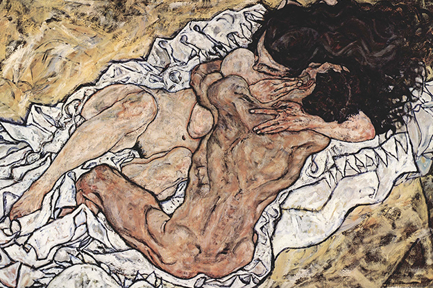 literatura-erotica-mario-de-andrade-02 The embrace (Lovers II), Egon Schiele (1917)