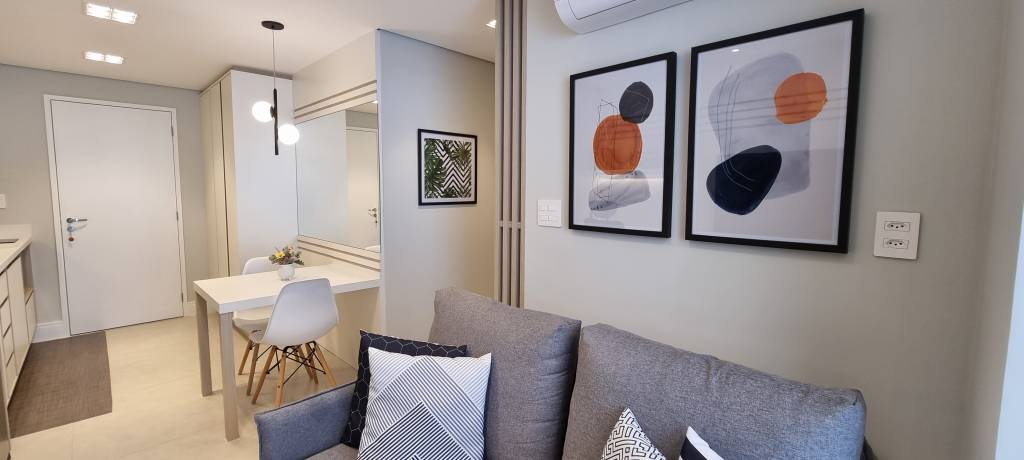 Com 34m², esse estúdio foi decorado com base em análise corporal Com 34m², esse estúdio foi decorado com base em análise corporal