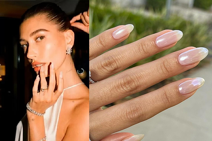 Glazed donut nails: a nailart de Hailey Bieber que virou febre