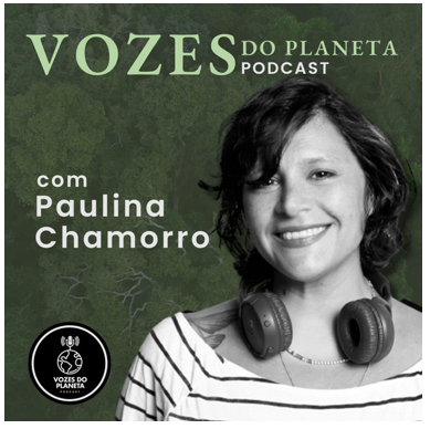 Paulina Chamorro apresenta o 'Vozes do Planeta'.