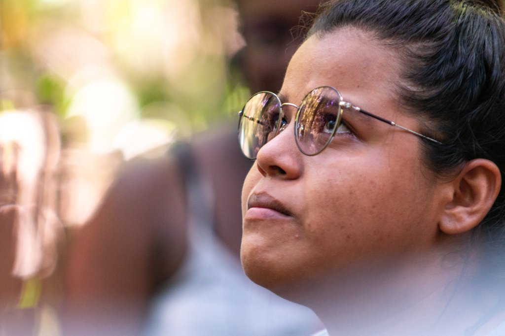 A jovem liderança e ativista ribeirinha, Odenilze Ramos.