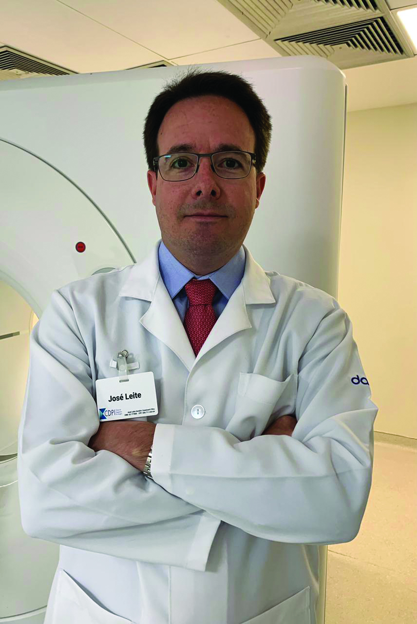 Dr. José Leite, médico nuclear do CDPI, laboratório de medicina diagnóstica no Rio de Janeiro, pertencente à Dasa