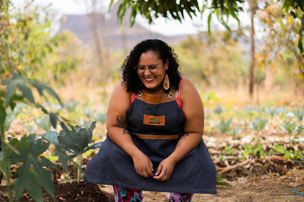 Priscila Almeida, criadora do roteiro cultural e gastronômico Saberes e Sabores do Cerrado Goiano.