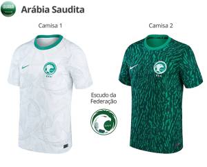 arabia-saudita Uniformes da Arábia Saudita