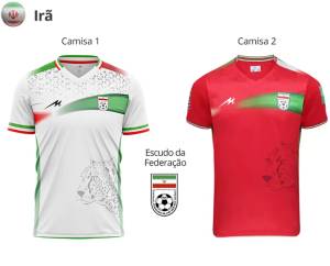 ira Uniformes do irã para a Copa do Mundo de 2022