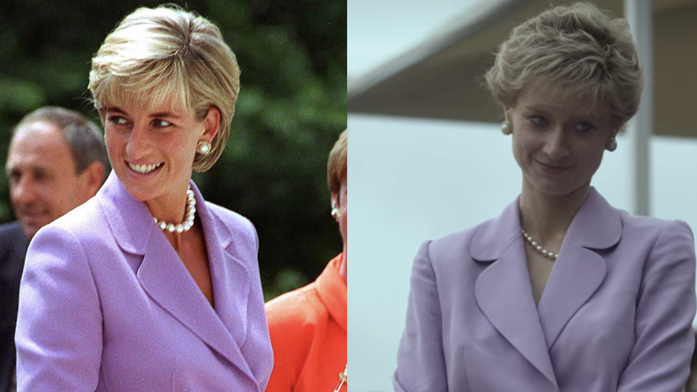 Diana usou o look originalmente em junho de 1997.