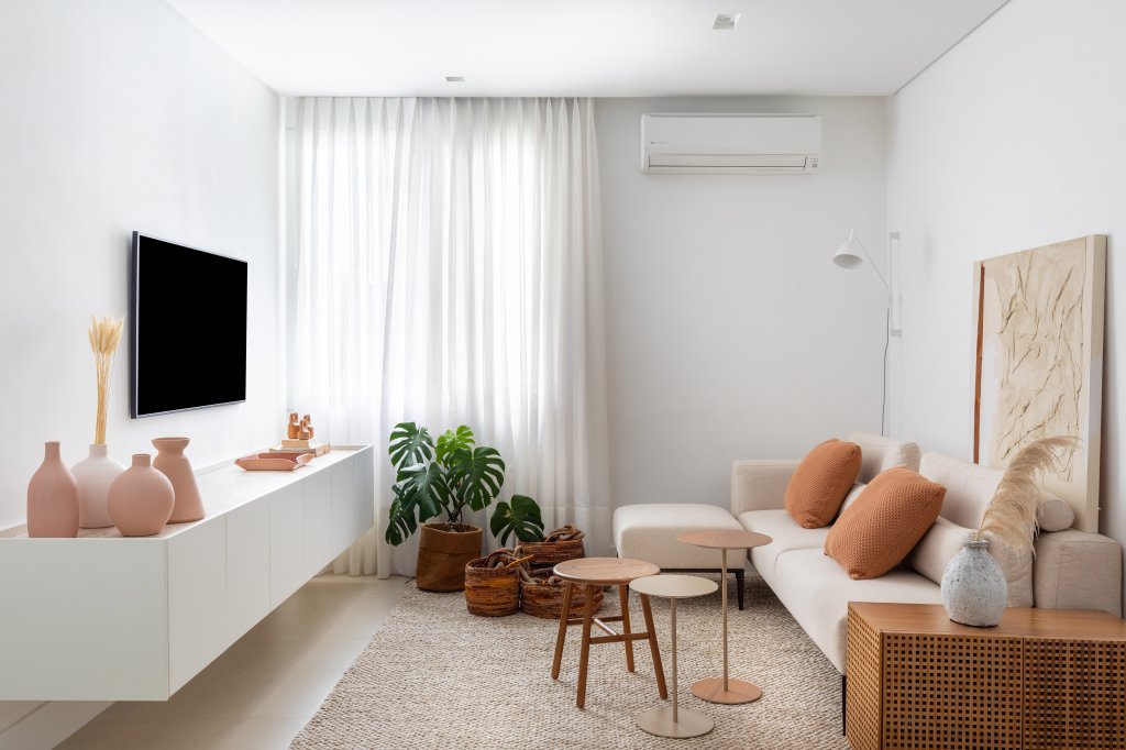 apartamento com decoração minimalista